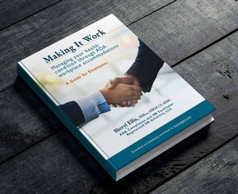 Book cover of Making It Work shows a picture of two hands in a handshake.